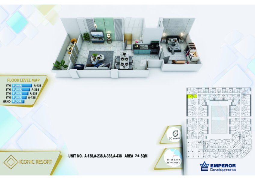 1-Bedroom Apartment Street View